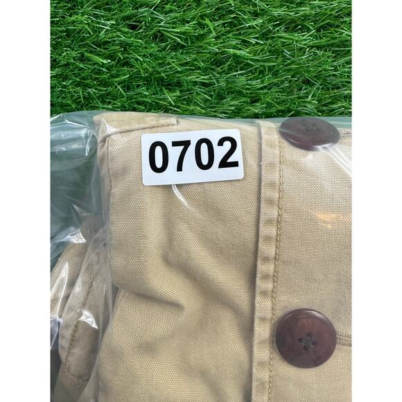 LRL Lauren Jeans Co Safari Field Blazer Jacket Womens Sz S Khaki 100% Cotton Tan - Picture 11 of 11